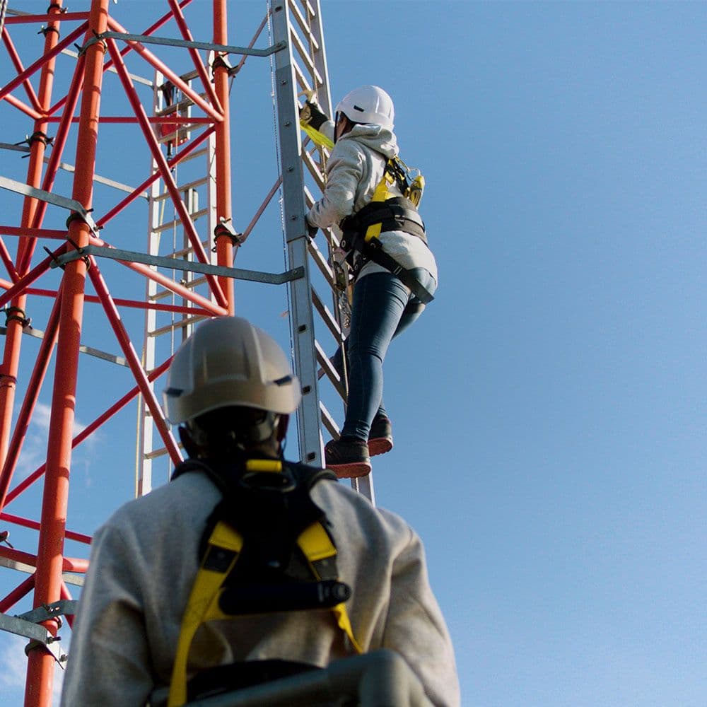 training on ladder